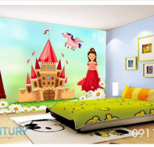 Gạch ốp tường 3D cho trẻ